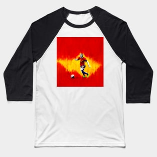 Andrés Iniesta - Spain Football Artwork Baseball T-Shirt